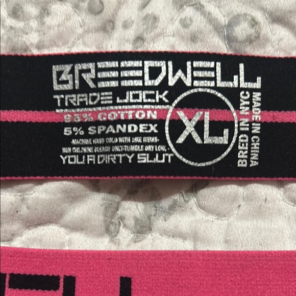 Pink Men's Jockstrap Underwear - Picture 2 of 3